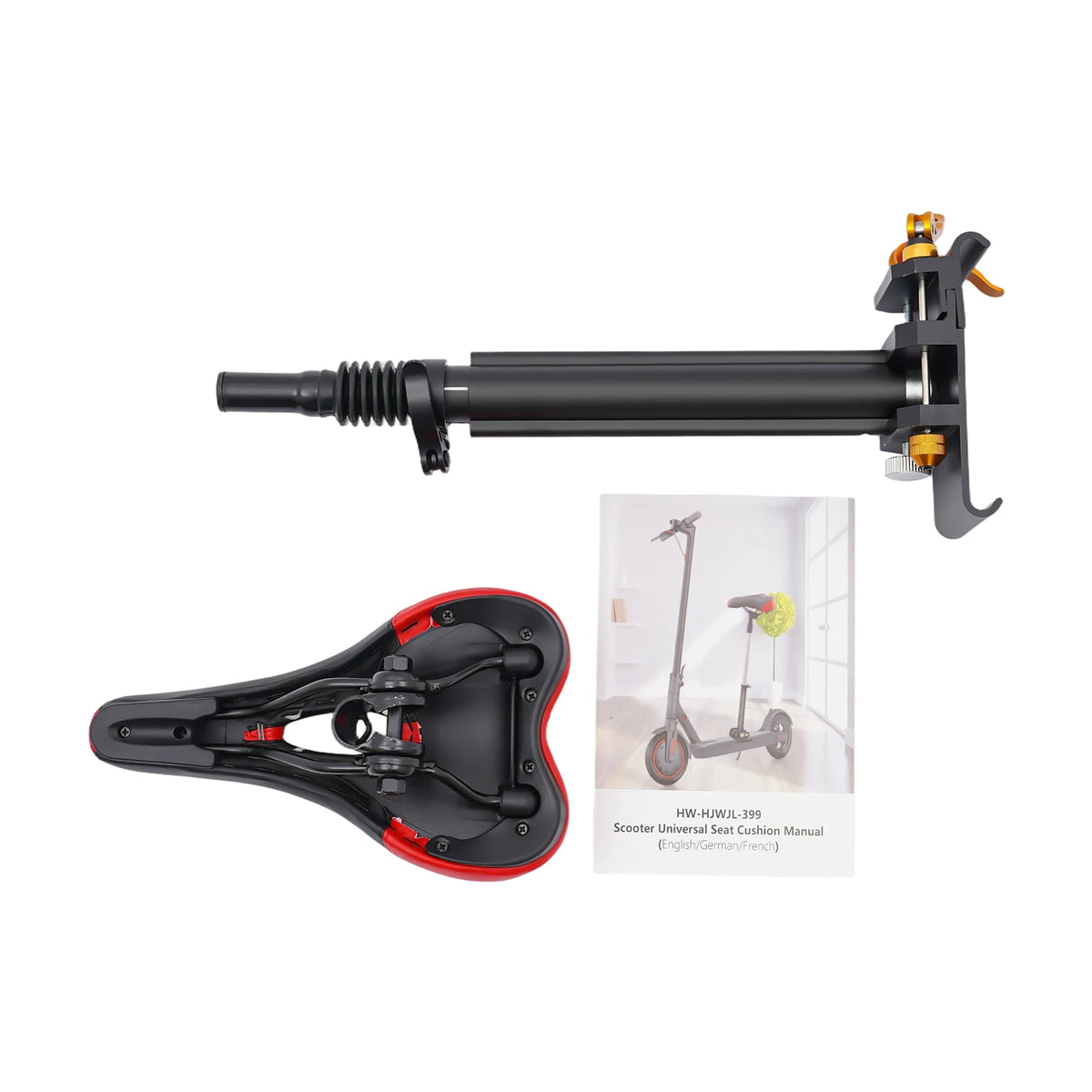 Xiaomi M365 Compatible Adjustable Scooter Seat With PU Cushion