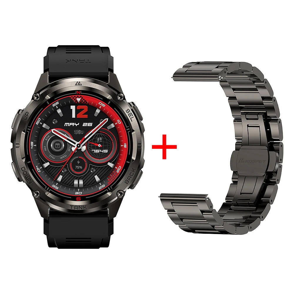 KOSPET Tank T3 Ultra 2 GPS Smart Watch IP69K AMOLED