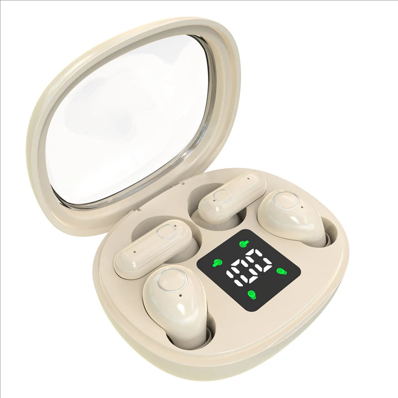 SHUKE 2in1 Wireless Bluetooth Earbuds With Noise Cancellation
