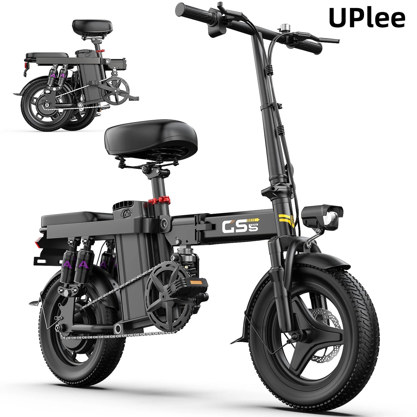 UPlee GS5 500W Peak Electric Bike With Removable 48V Battery