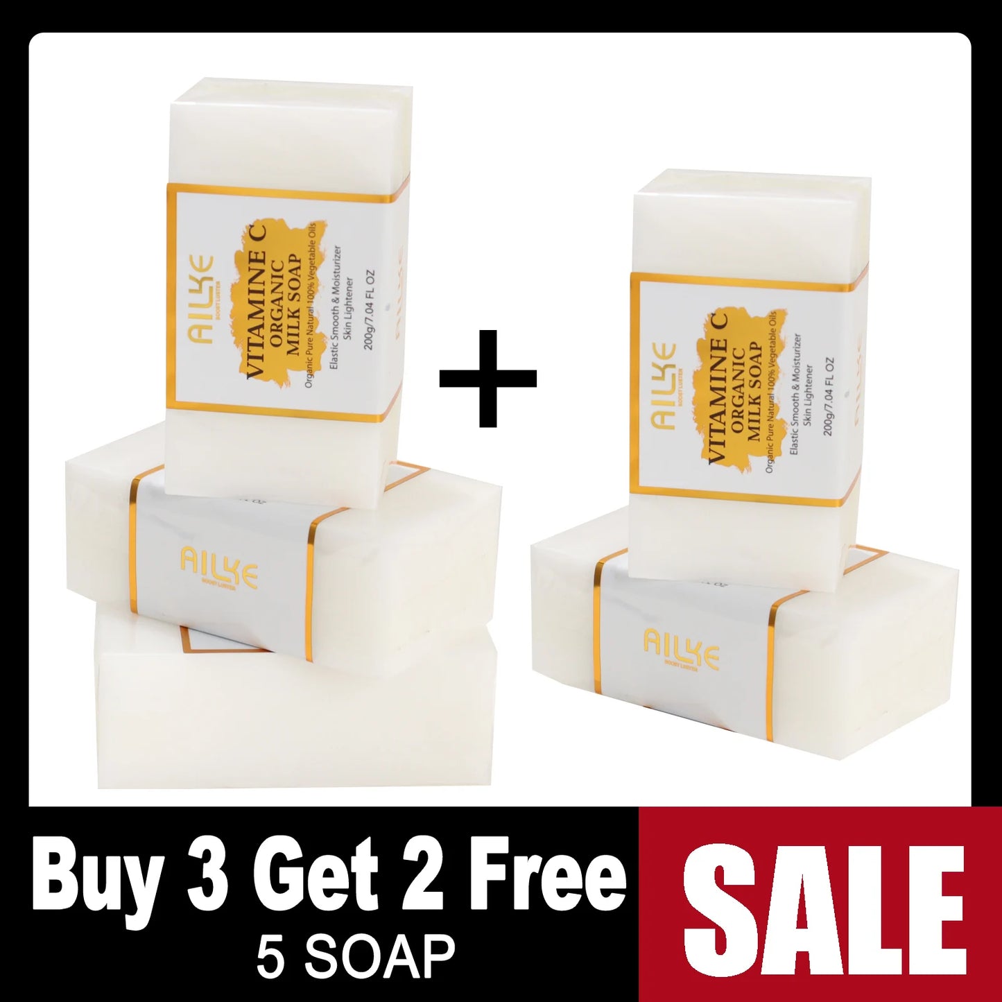 KylieFit Organic Milk Soap With Vitamin C And Collagen