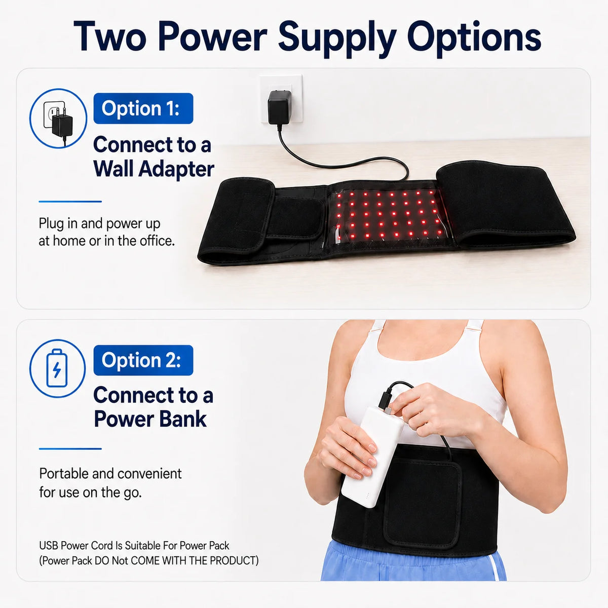Advanced Red Light Therapy Belt For Relaxation And Circulation Support