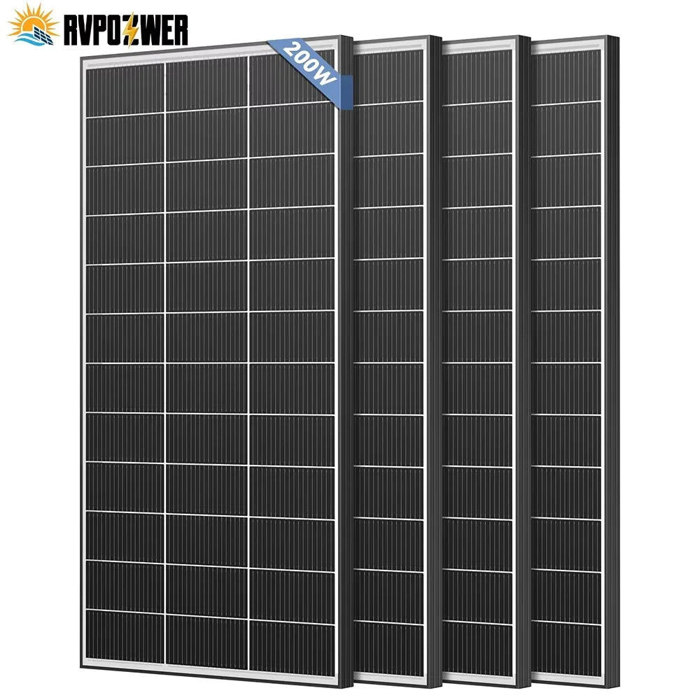 RVPOZWER Bifacial Solar Panel 16BB High Efficiency Photovoltaic Module