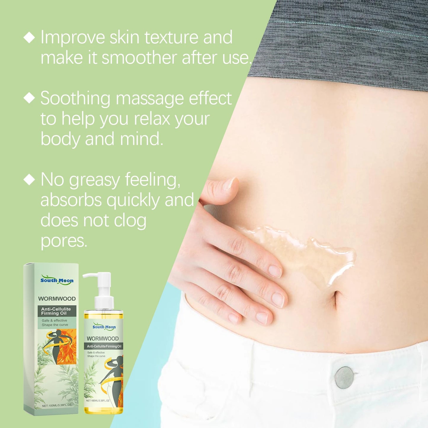 South Moon Wormwood Body Shaping Oil For Firming And Elasticity