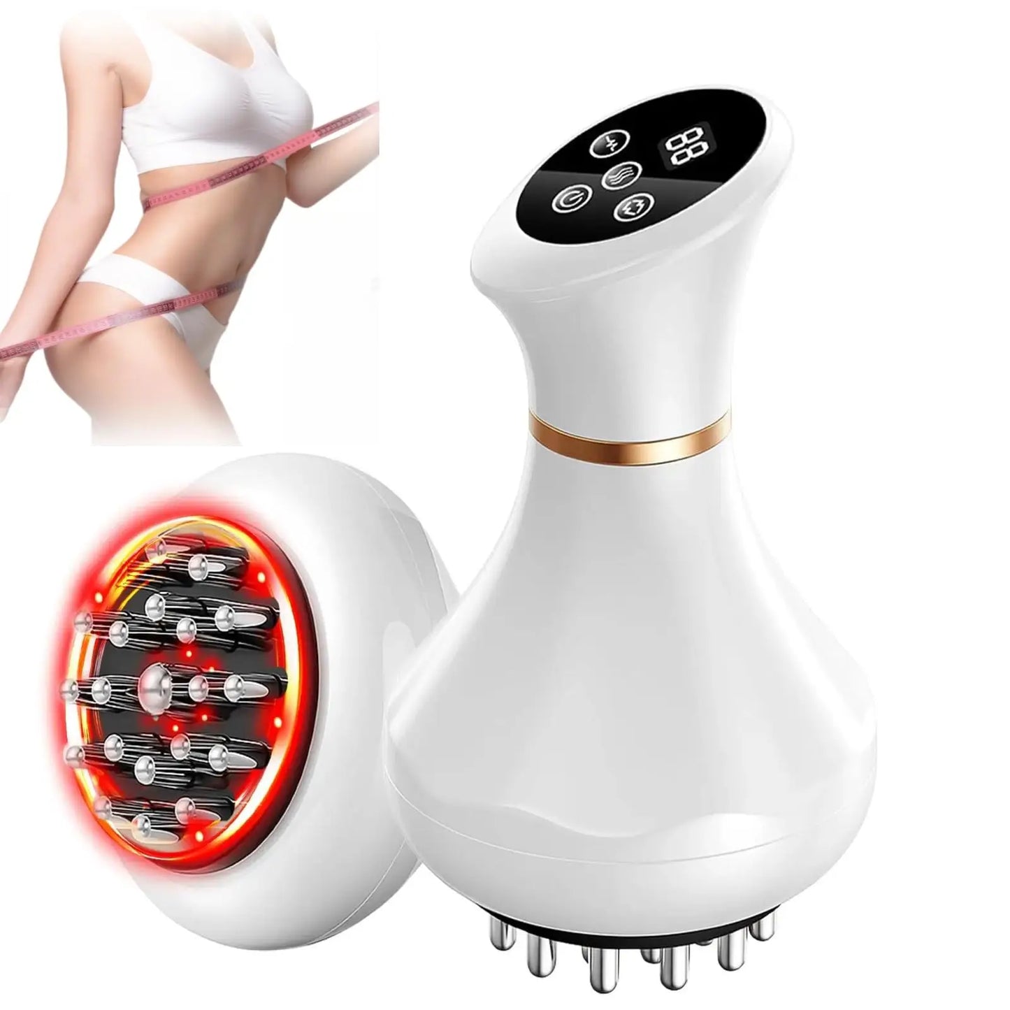 Jitesy Heated Vibration Massager For Lymphatic Body Sculpting