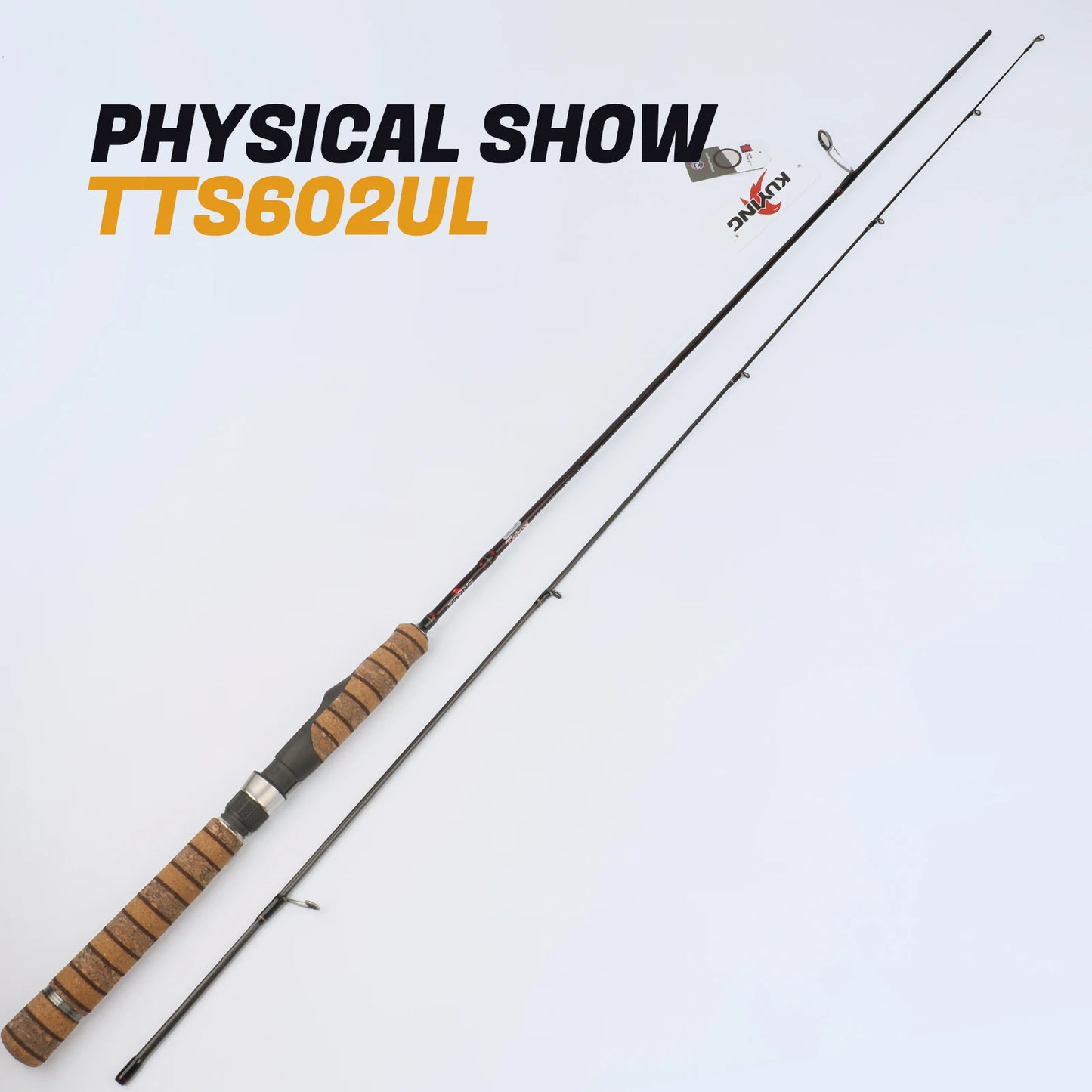 Kuying Carbon Fishing Rod Lure Casting Spinning 6 to 10 Lb Two Piece