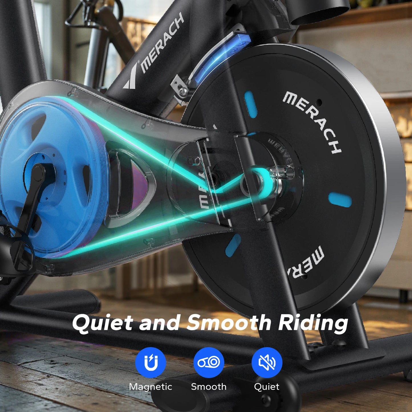 MERACH S26B2 Magnetic Indoor Bike With Low Noise App Courses