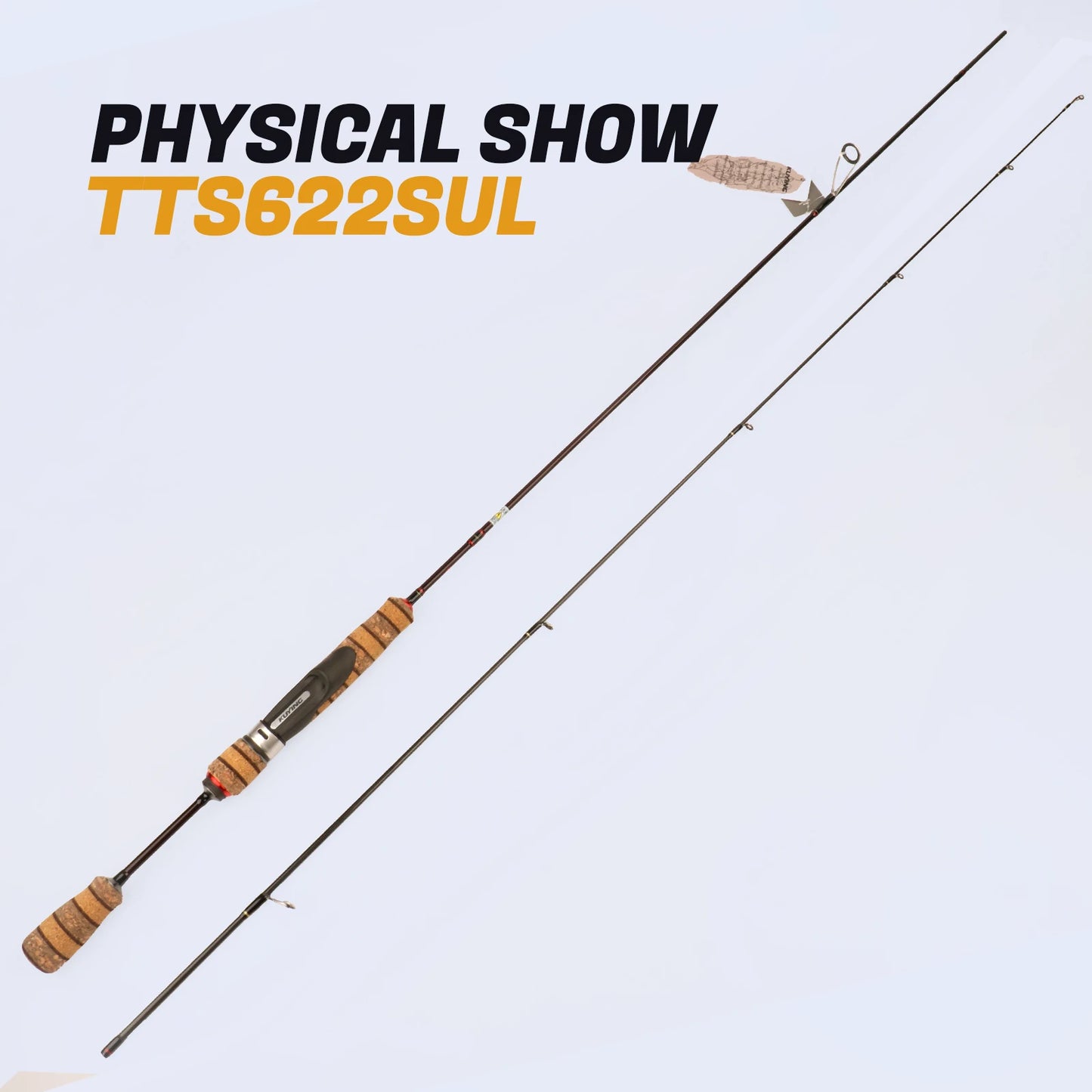 Kuying Carbon Fishing Rod Lure Casting Spinning 6 to 10 Lb Two Piece