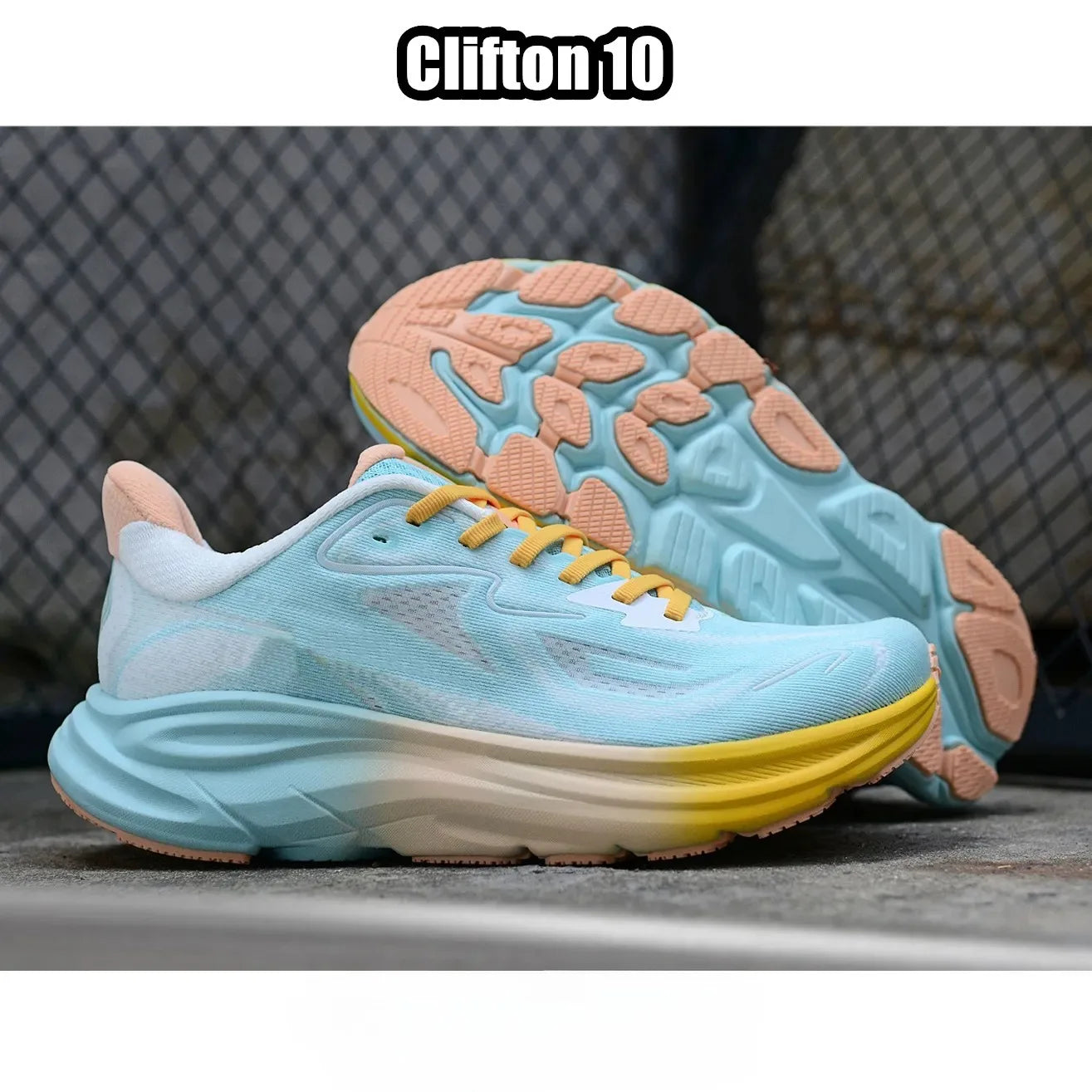 Clifton 10 Bondi 9 Running Shoes For Men And Women