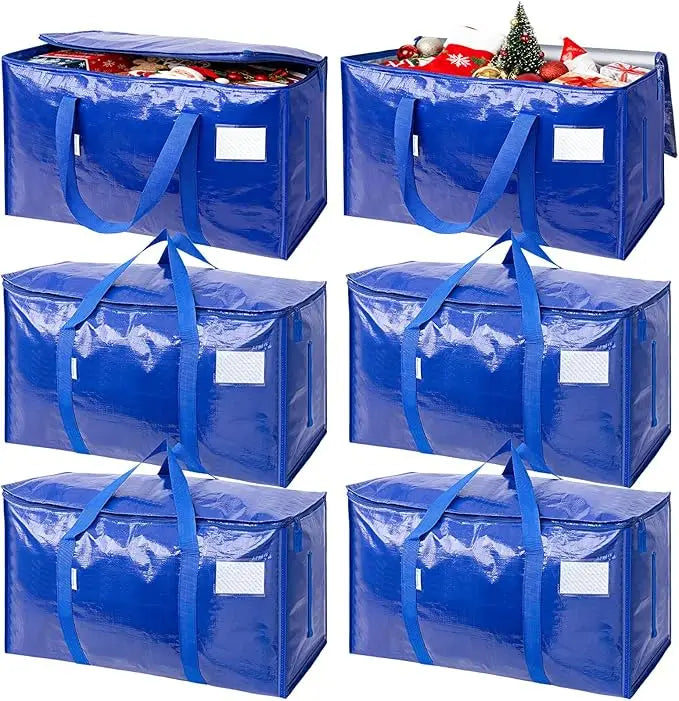 Moving Bags Set Heavy Duty Storage With Zippers Carrying Handles