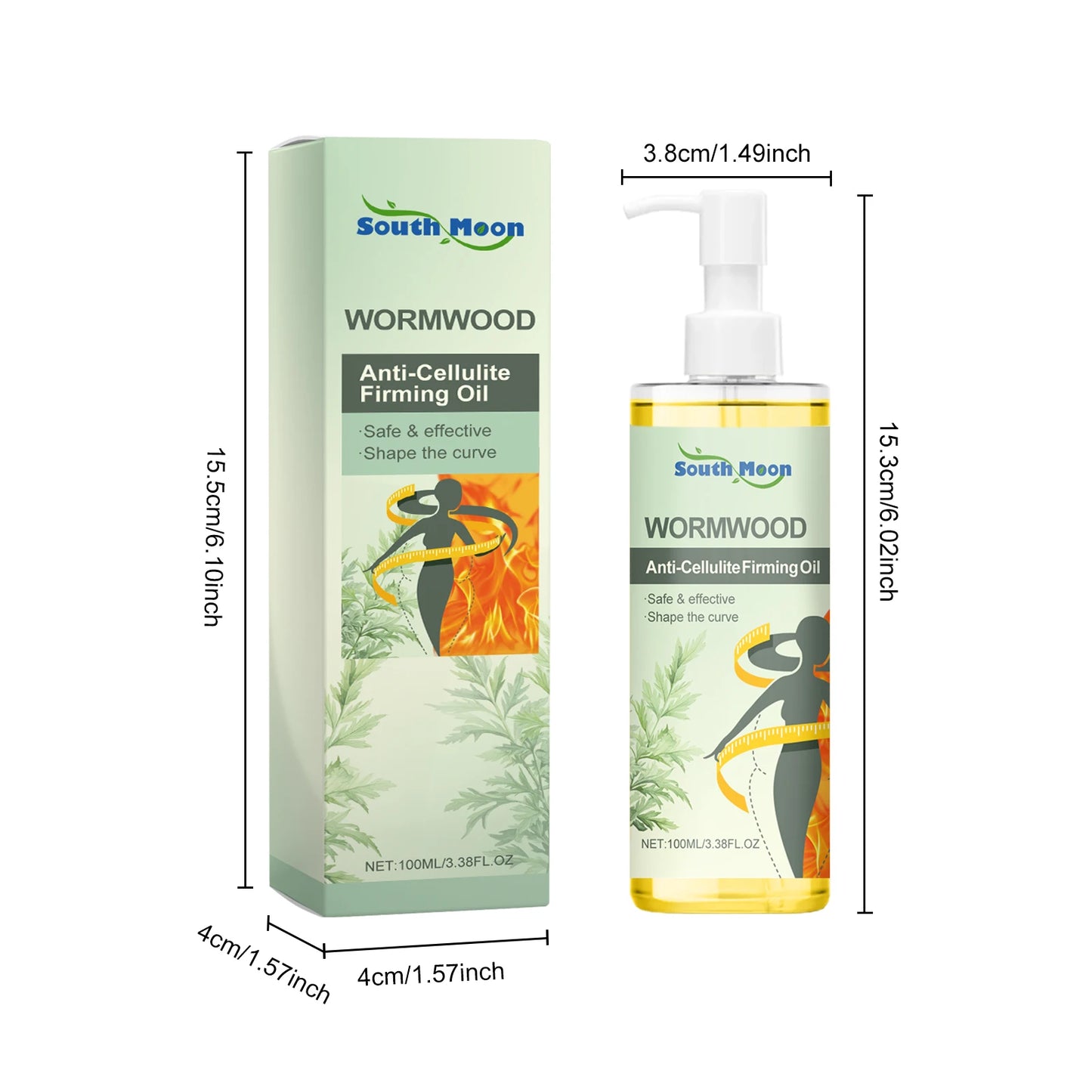 South Moon Wormwood Body Shaping Oil For Firming And Elasticity