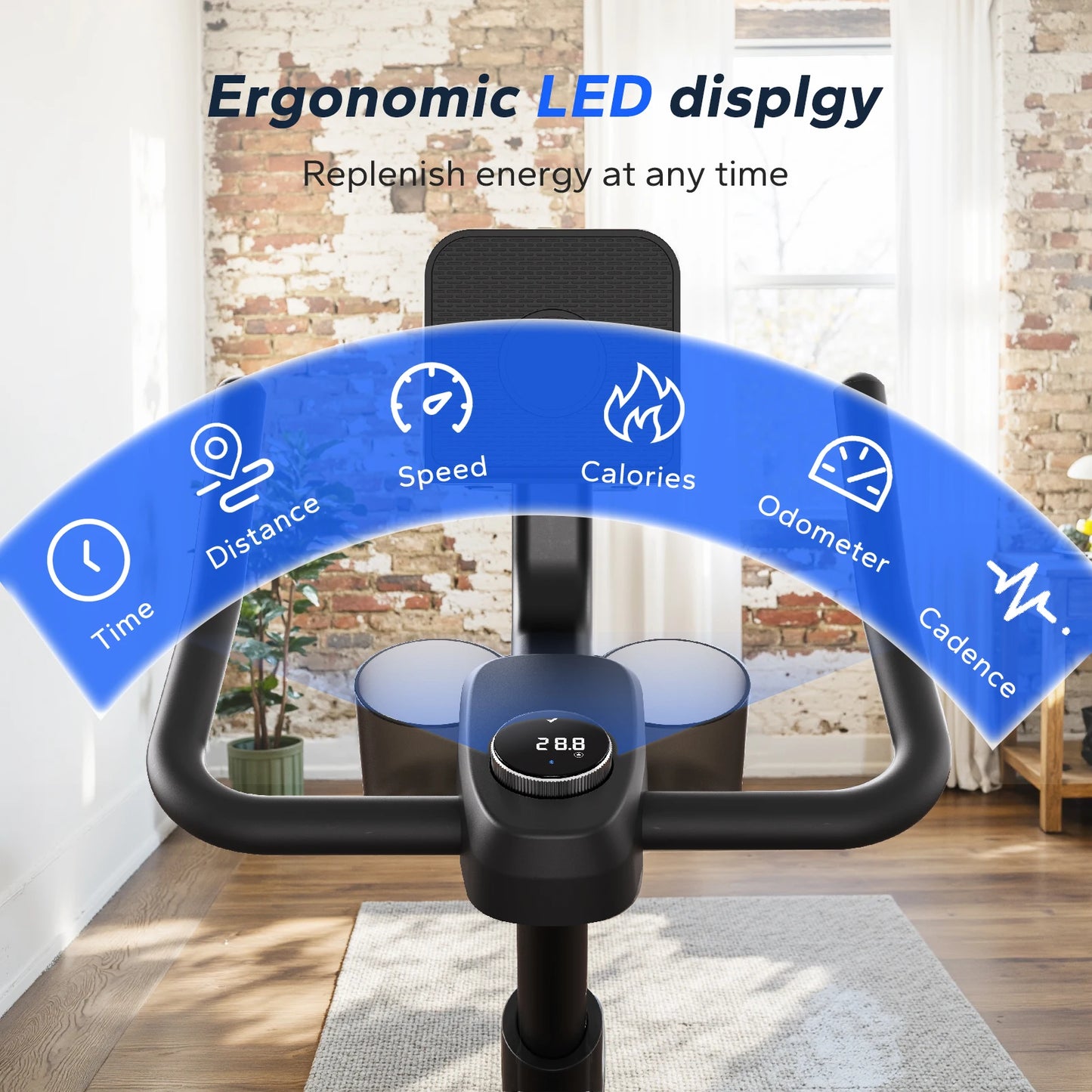 MERACH S26B2 Magnetic Indoor Bike With Low Noise App Courses
