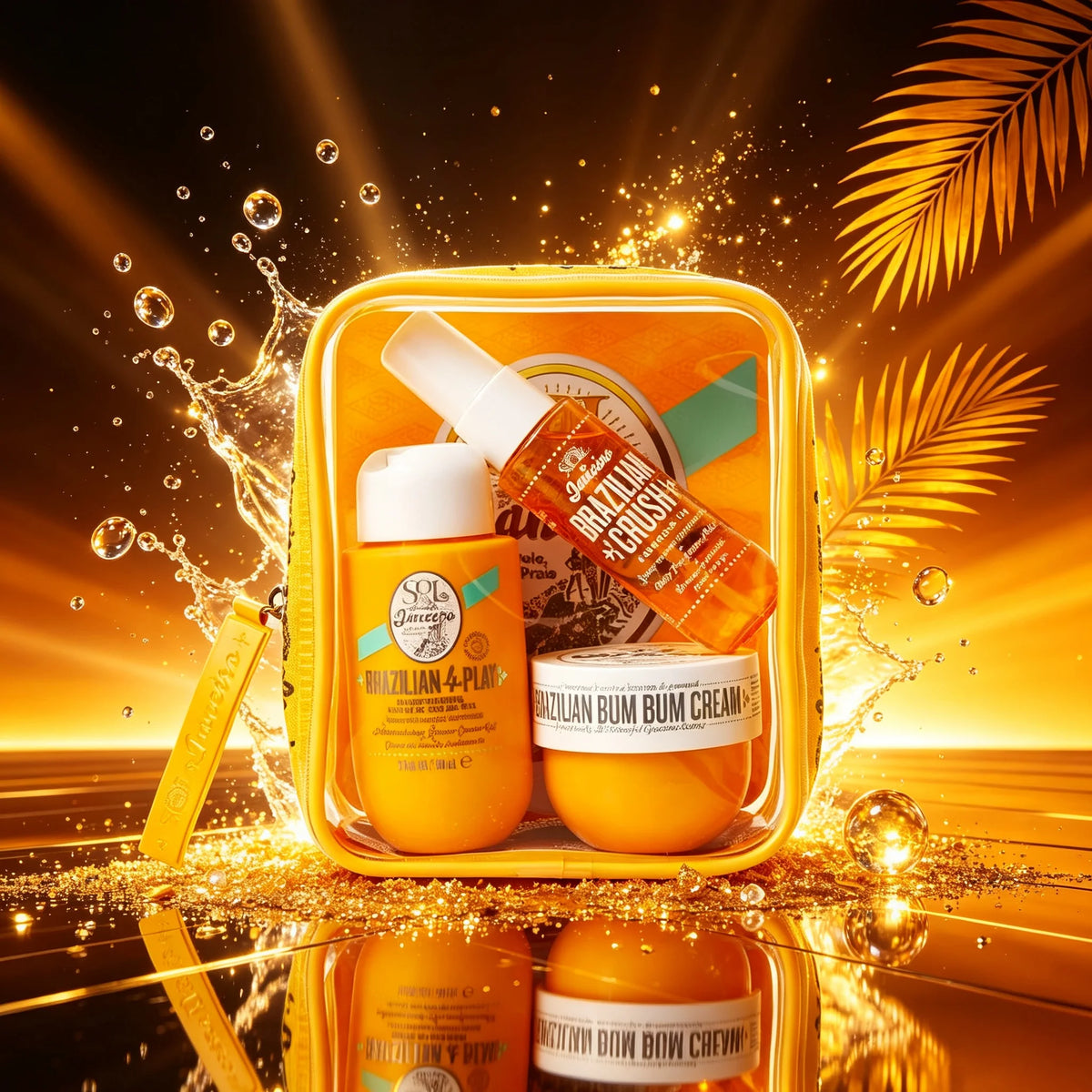 Sol De Janeiro Body Care Set Moisturizing Cream Shower Spray