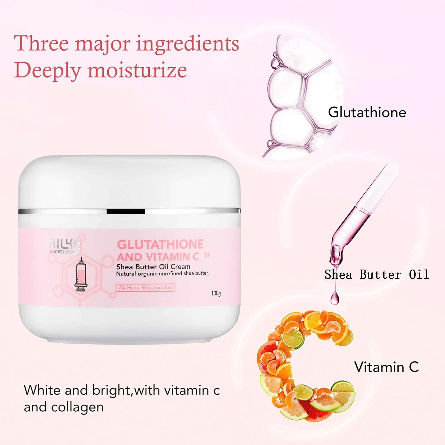Ailke Whitening And Lightening Cream With Shea Butter