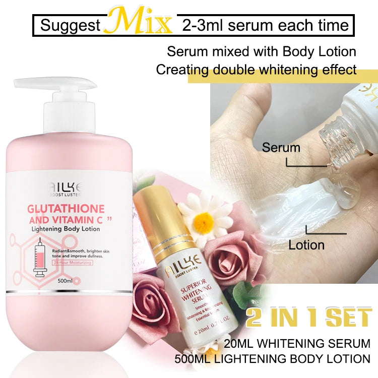 Ailke Vitamin C Whitening Moisturizing Facial And Body Lotion