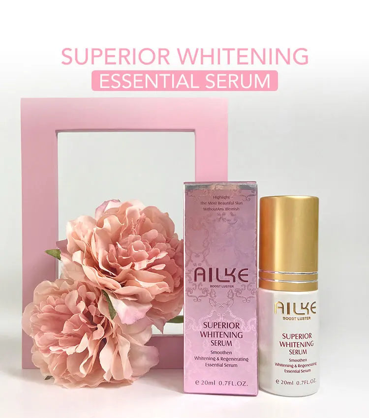 AILKE Whitening Skin Care Kit, With Vitamin C, Glutathione, Brightening, Reduce Dark Spots, Clean Stains, for Men & Women