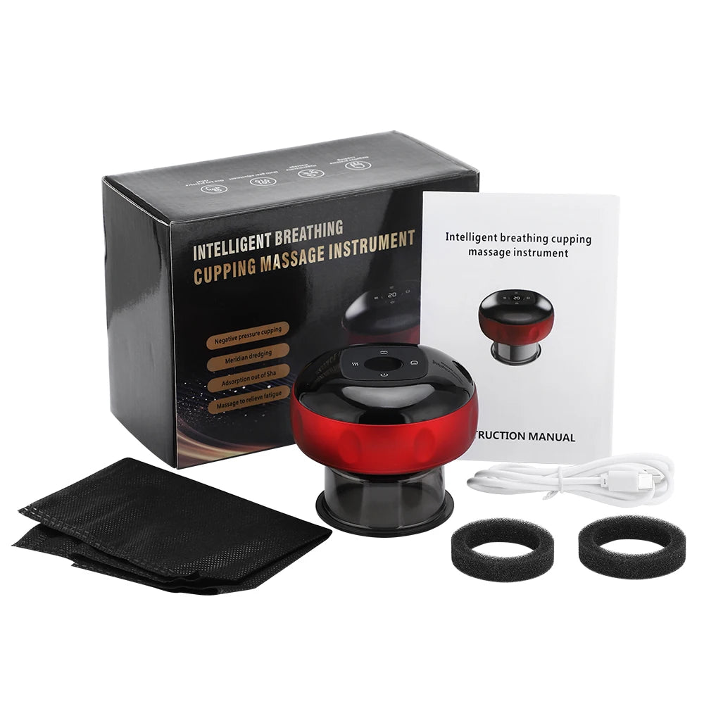 Hailicare Electric Cupping Massager With Vacuum Suction Cups