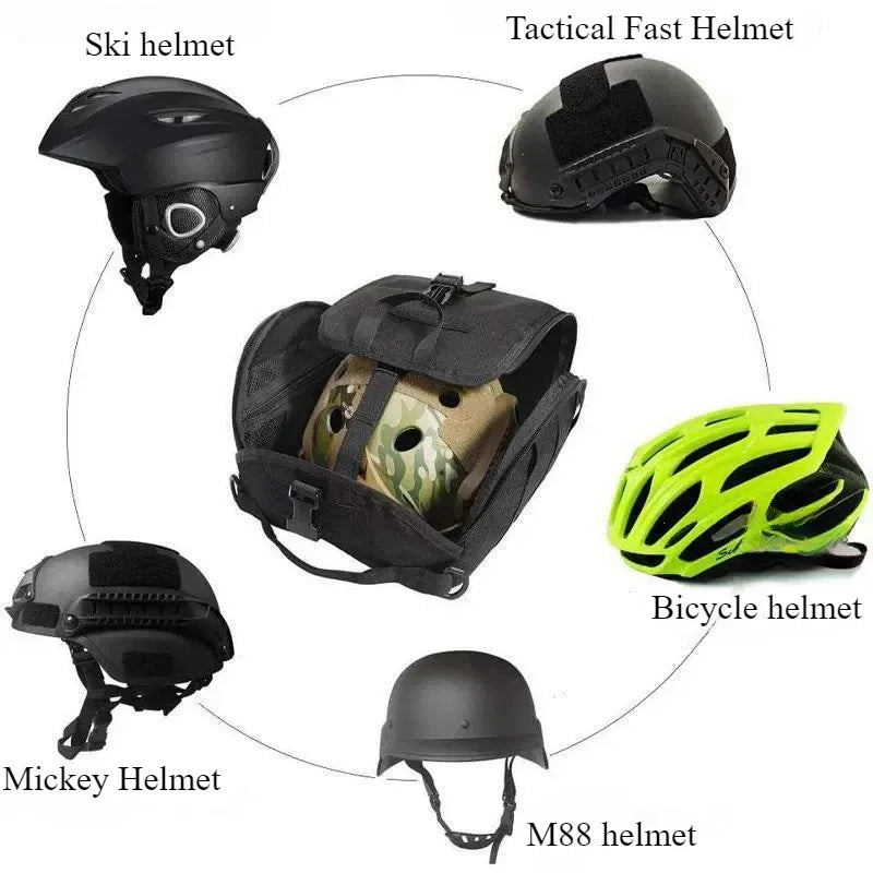 SMHXIANGQIANJIN Tactical Helmet Bag Molle Storage Pouch