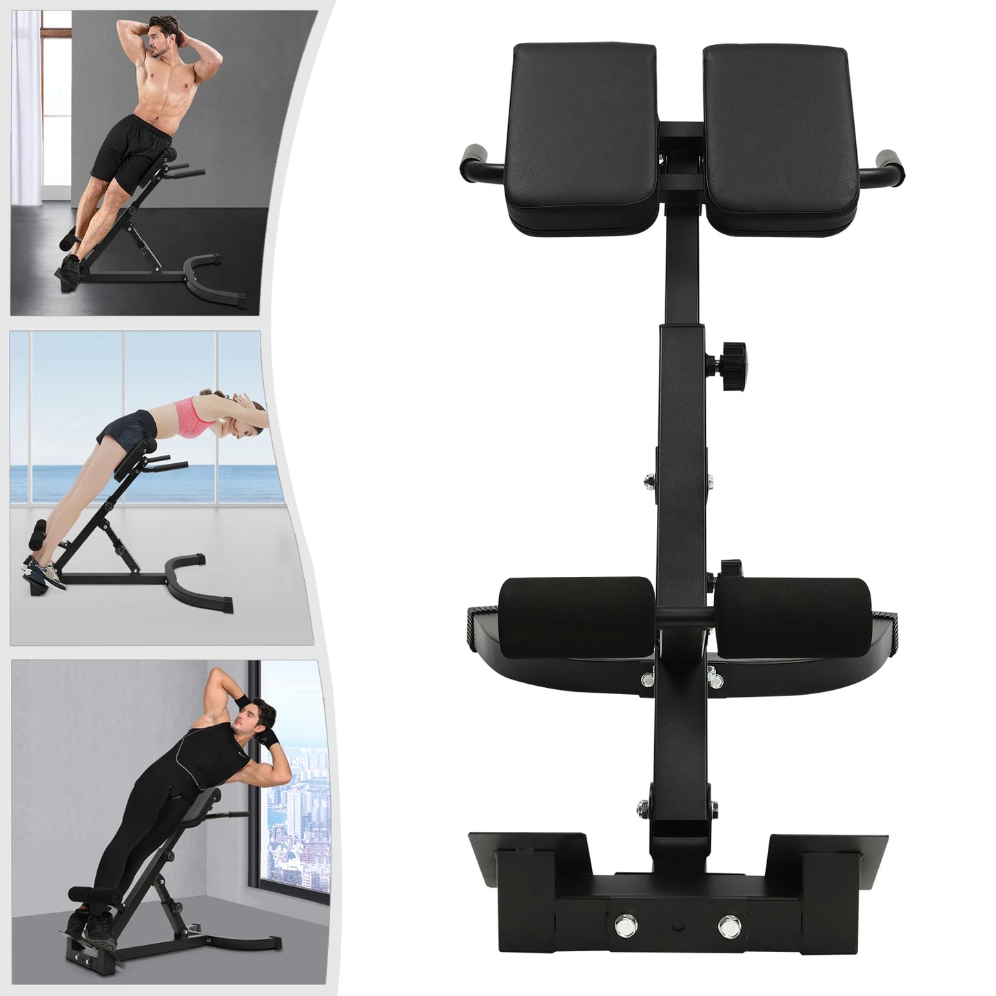 Roman Chair Back Extension Machine Abdominal Exercise Equipment