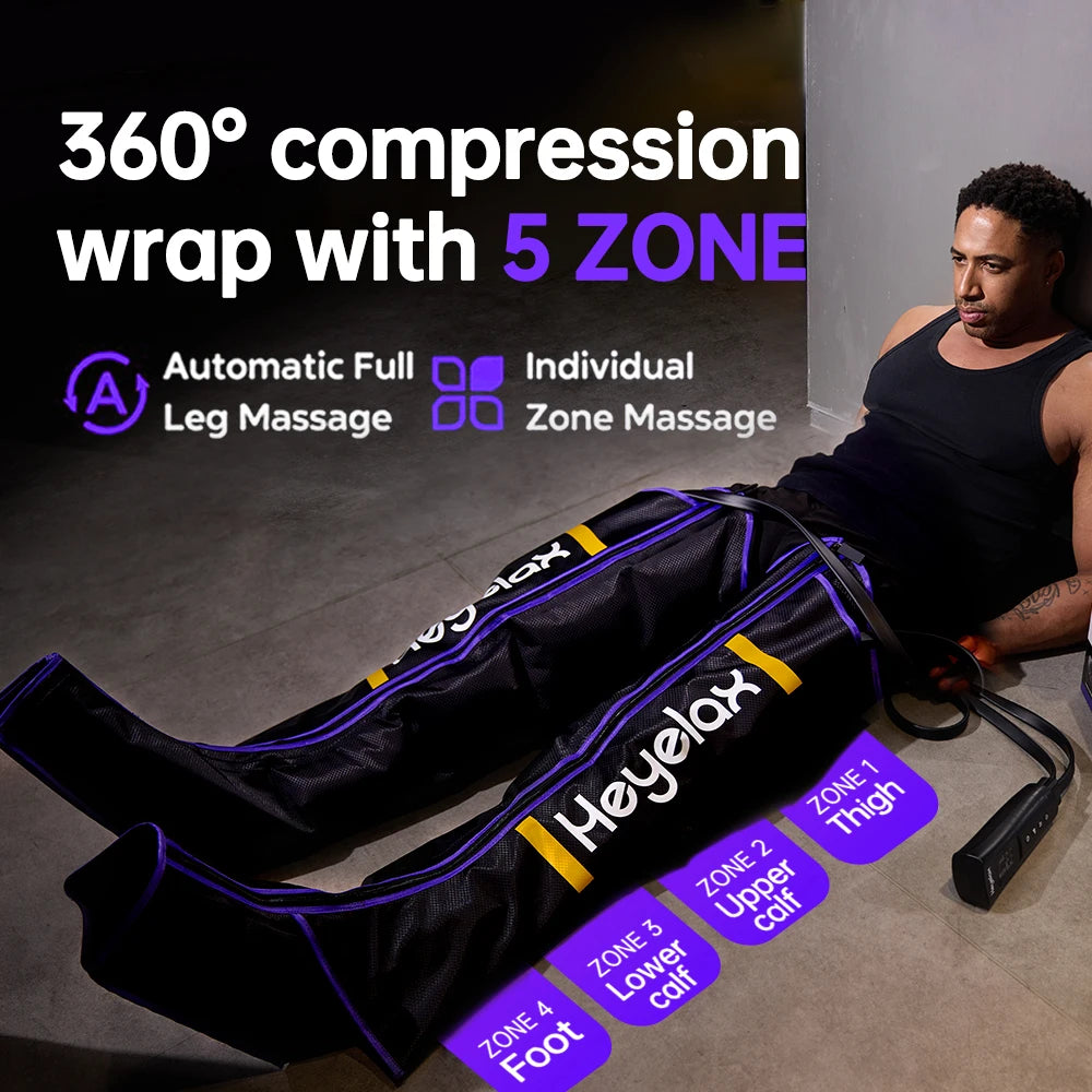 Heyelax Full Leg Air Compression Massager For Circulation