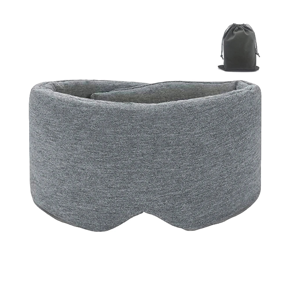 Breathable Light Blocking Sleep Eye Mask With Adjustable Strap