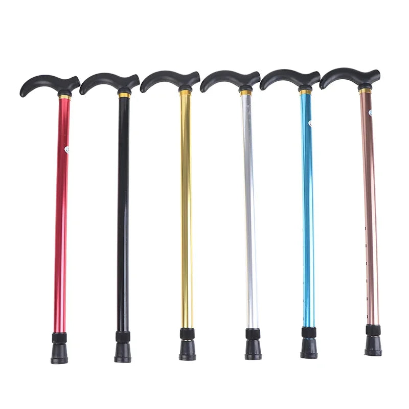 Adjustable Aluminum Alloy Walking Cane With Secure Anti Skid Grip