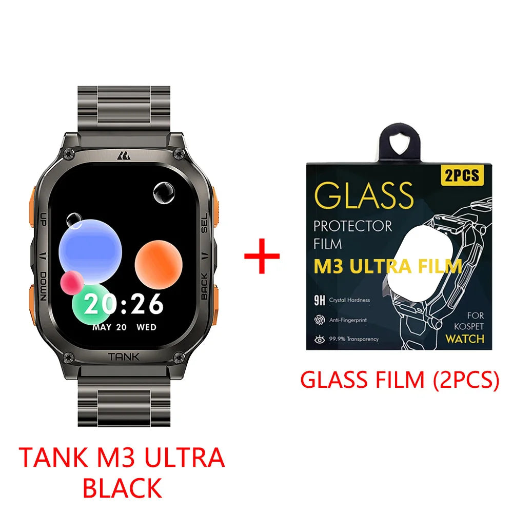 KOSPET Tank M3 Ultra GPS Smartwatch Waterproof 5ATM AMOLED