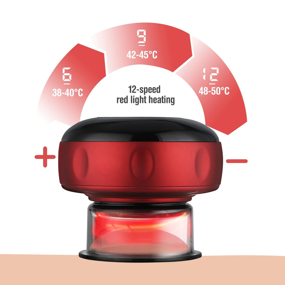 Hailicare Electric Cupping Massager With Vacuum Suction Cups