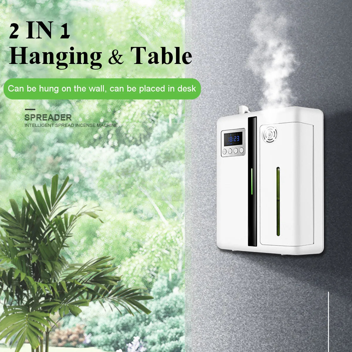 Le Parfum Fasina 200ml Smart Essential Oil Aroma Diffuser Bluetooth Wall Mounted For Home Commercial Use