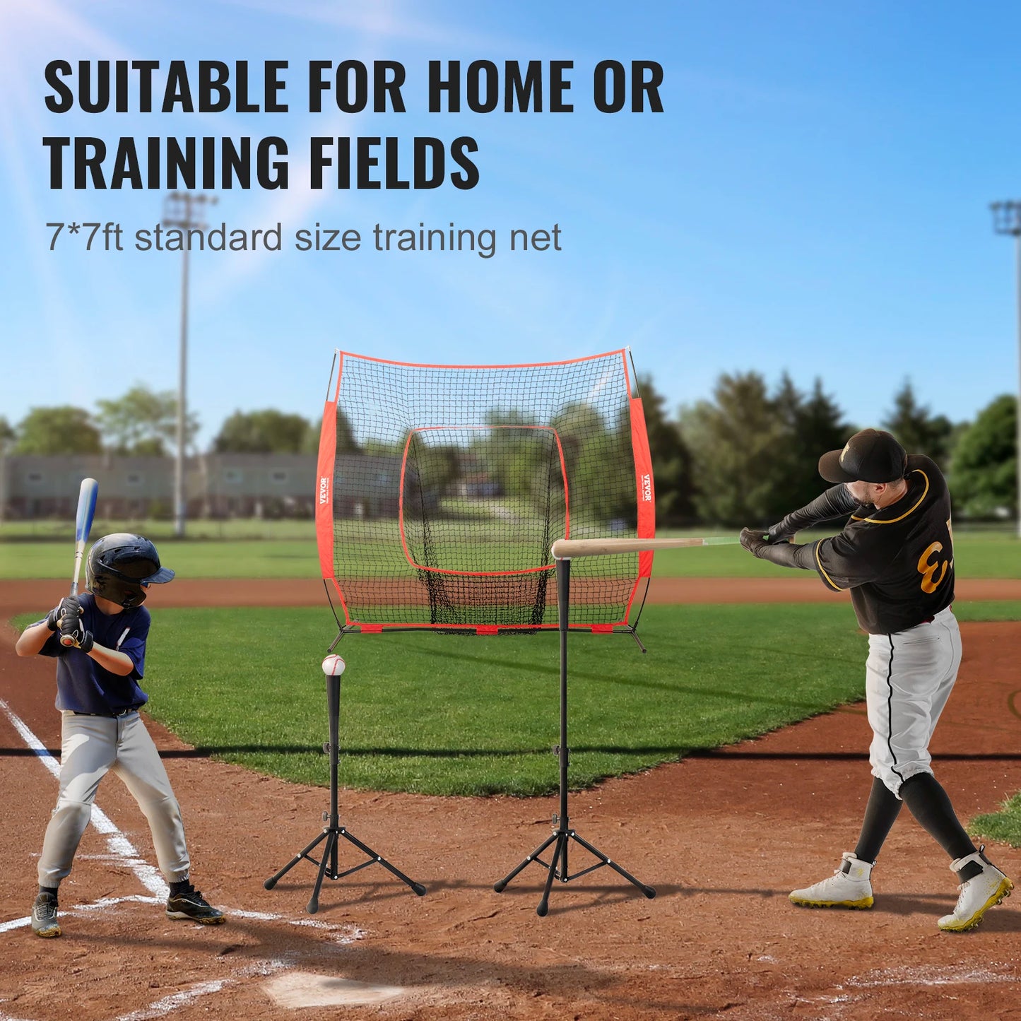 Baseball Softball Practice Net Portable Training Net For Batting