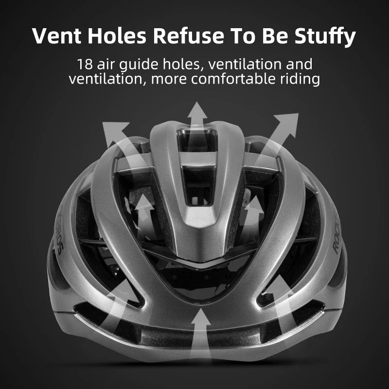 Rockbros Ultralight Breathable Cycling Helmet Adjustable Road Protection