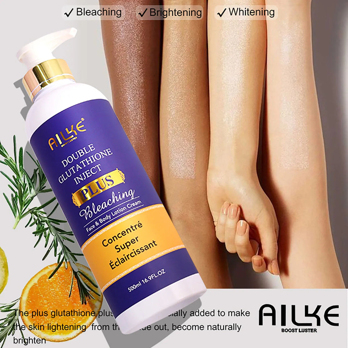 AILKE Glutathione Skin Care Set For Bright And Radiant Complexion