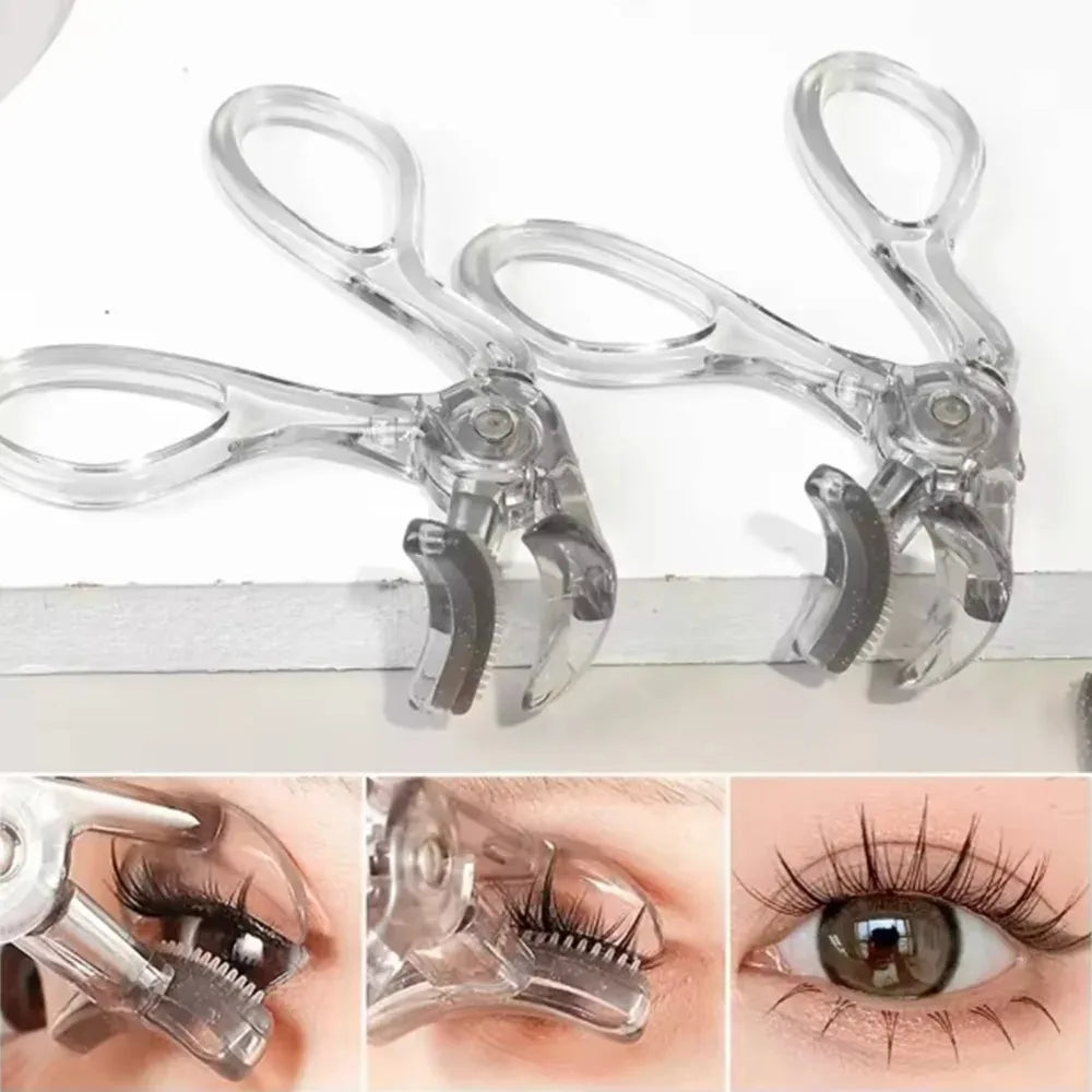 Dual Eyelash Curler With Comb For Natural Long Lasting Curls