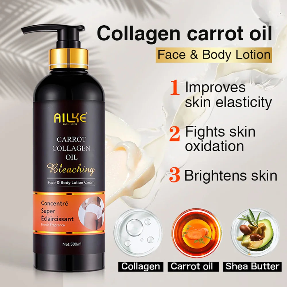 AILKE Skin Whitening Face Serum With Collagen For Dark Spots