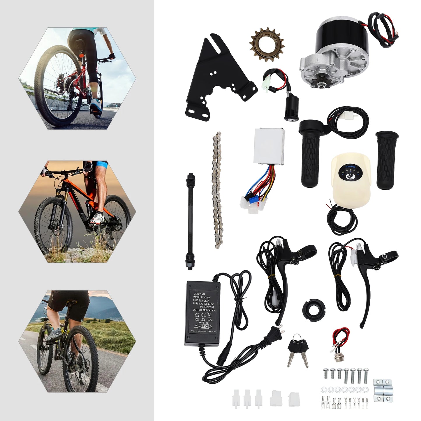 Electric Motor For Ebike Conversion Kit With Speed Control