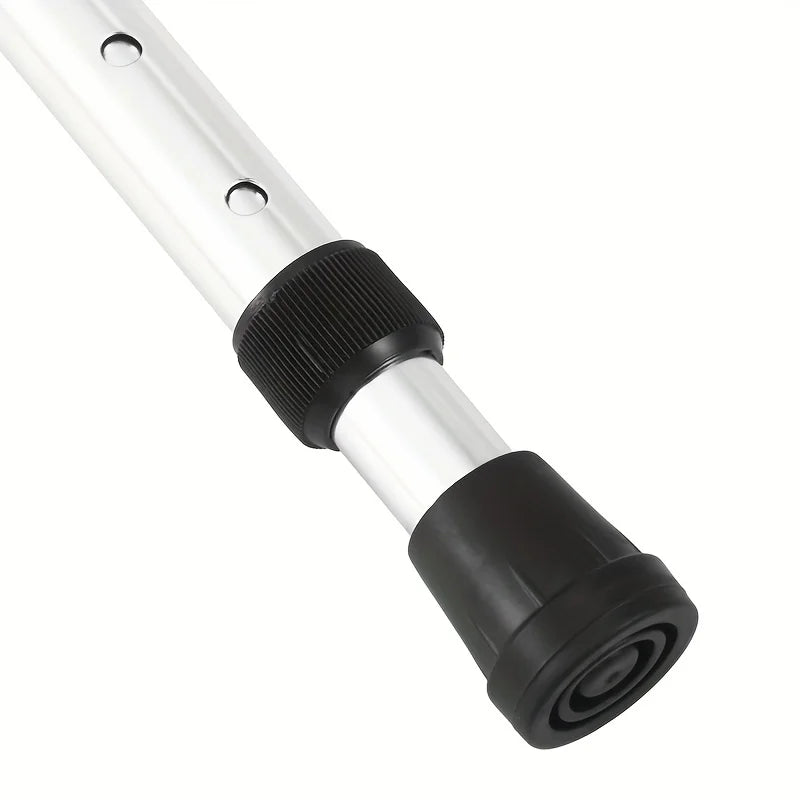 Ultra Light Aluminum Telescopic Crutches With Anti Slip For Mountaineering