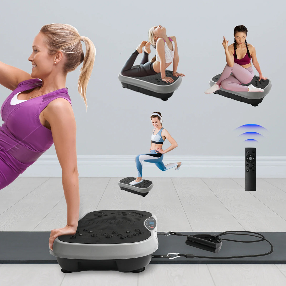 Whole Body Vibration Plate Machine For Home Fitness Exercise