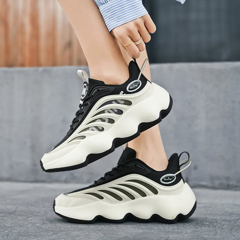 Lexsan Men's Breathable Casual Sneakers Lace Up Running Shoes