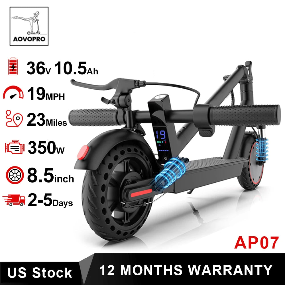 Aovopro Ap07 Electric Scooter 251-500W 19Mph