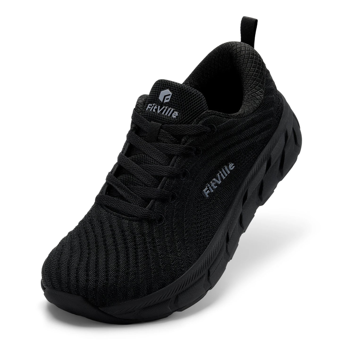 Fitville Men's Wide Toe Box Cushioned Running Shoes