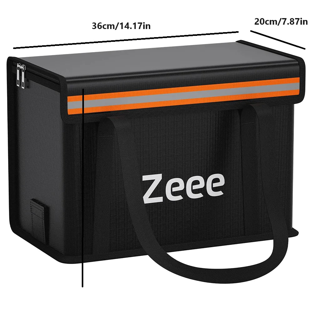 ZEEE LiPo Battery Safety Bag Fireproof Explosionproof Storage