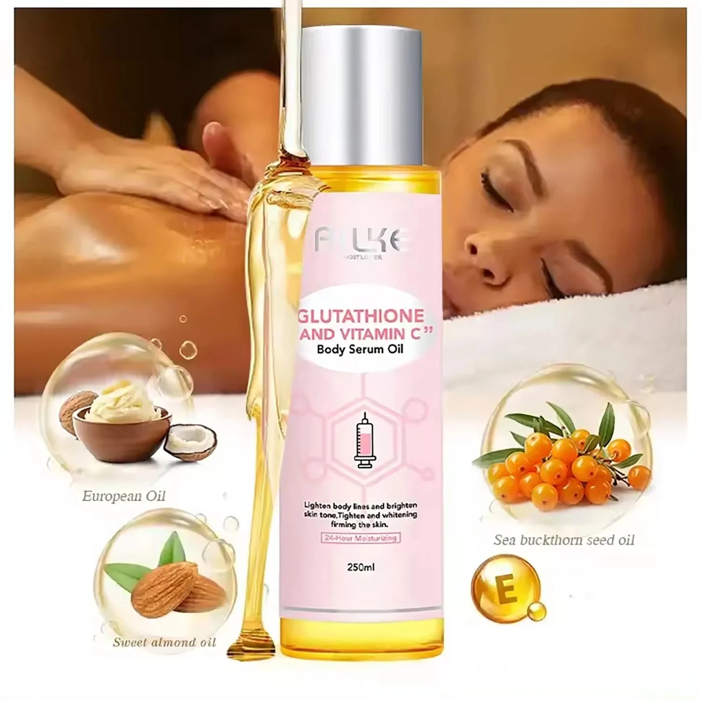 Ailke Vitamin C Whitening Moisturizing Facial And Body Lotion