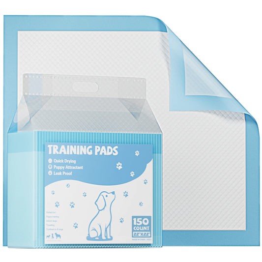 Disposable Underpads 150 Count Quick Dry Leakproof Pet Training Pads