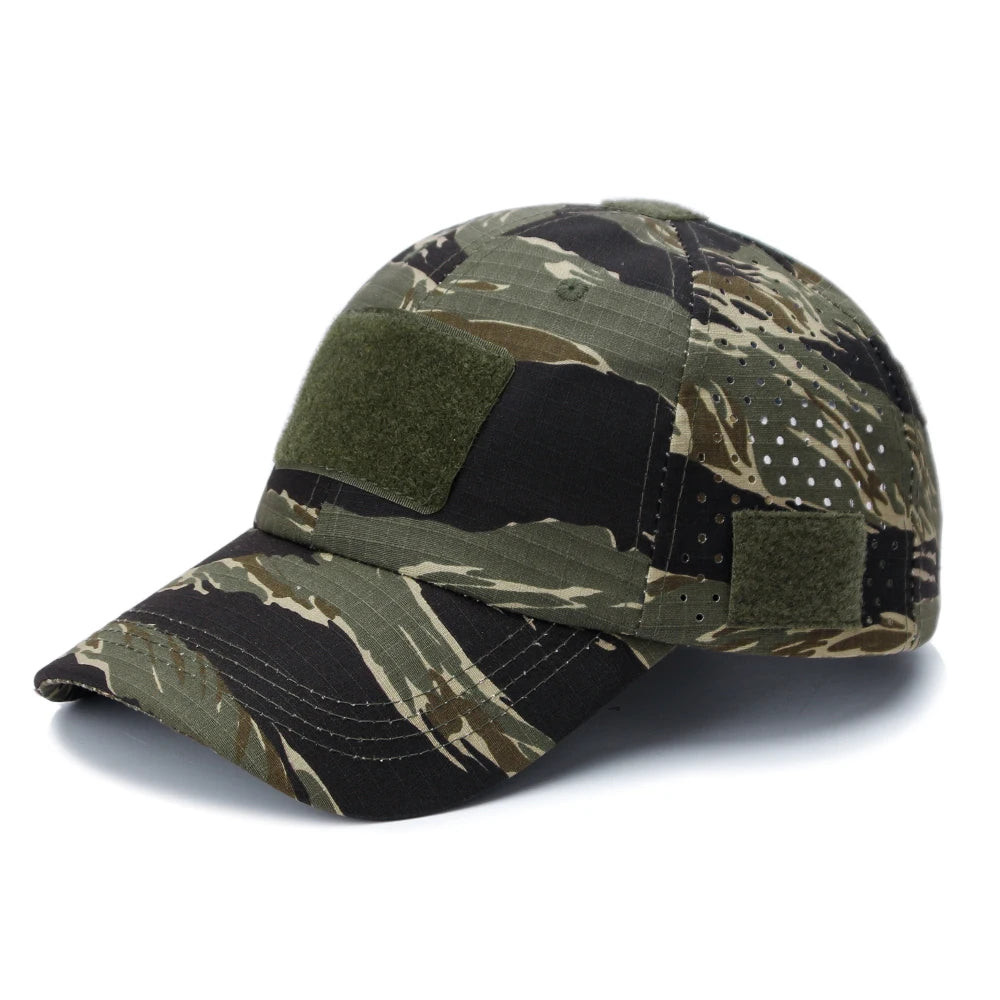 Camouflage Baseball Cap Breathable Sunscreen Hat Outdoor Sports