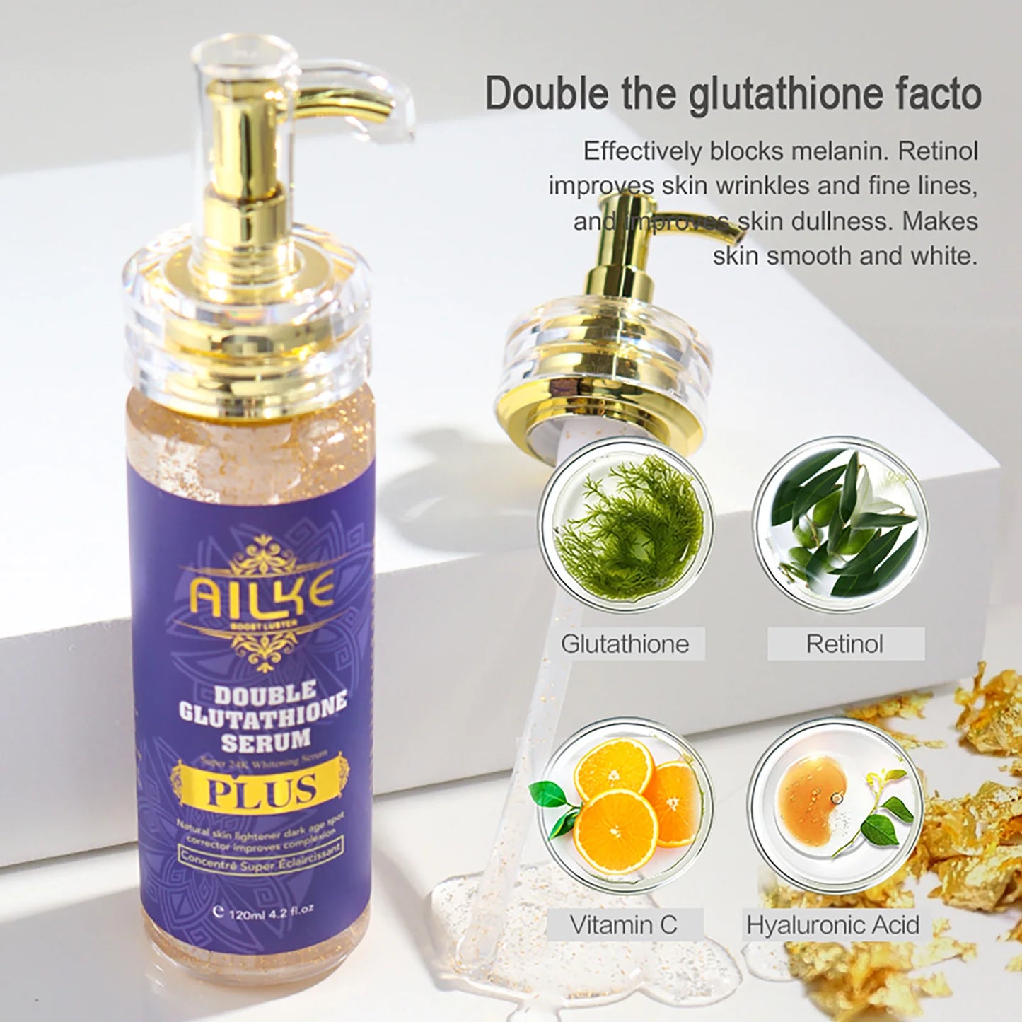 AILKE Glutathione Skin Care Set For Bright And Radiant Complexion