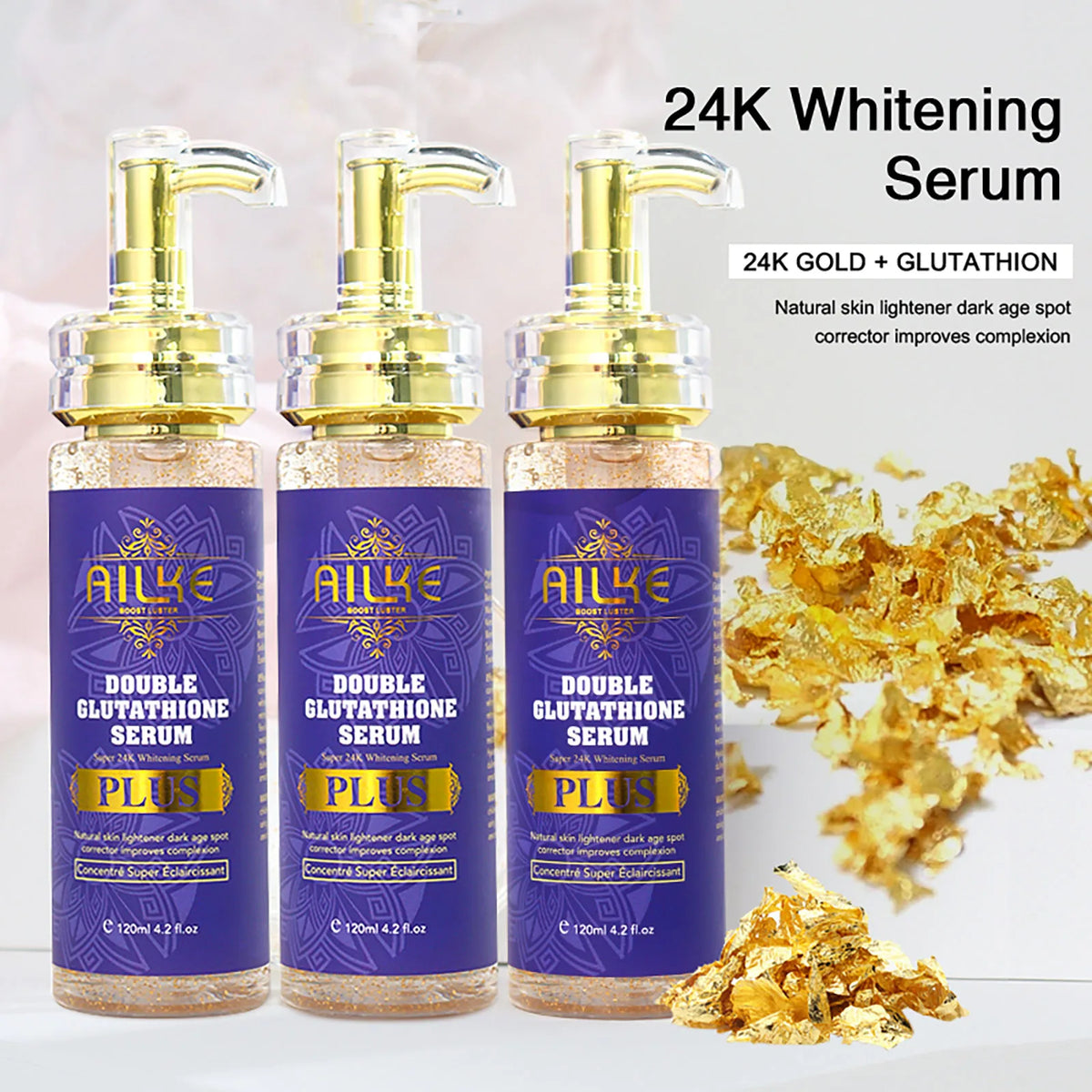 AILKE Glutathione Skin Care Set For Bright And Radiant Complexion