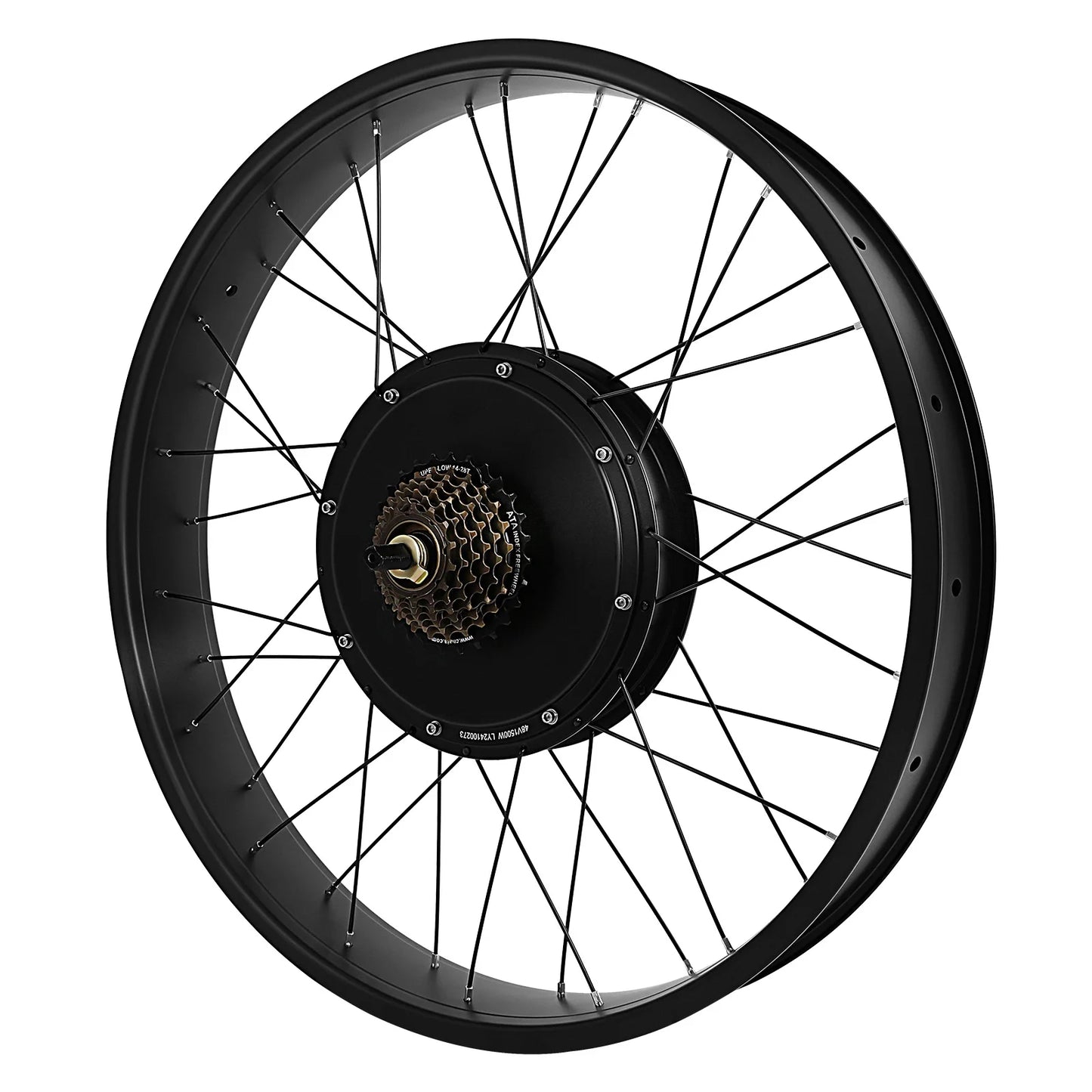 Rear Hub Motor 1500W E Bike Conversion Kit Fat Tire