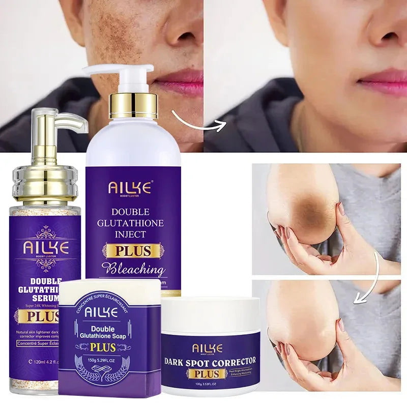 AILKE Glutathione Skin Care Set For Bright And Radiant Complexion
