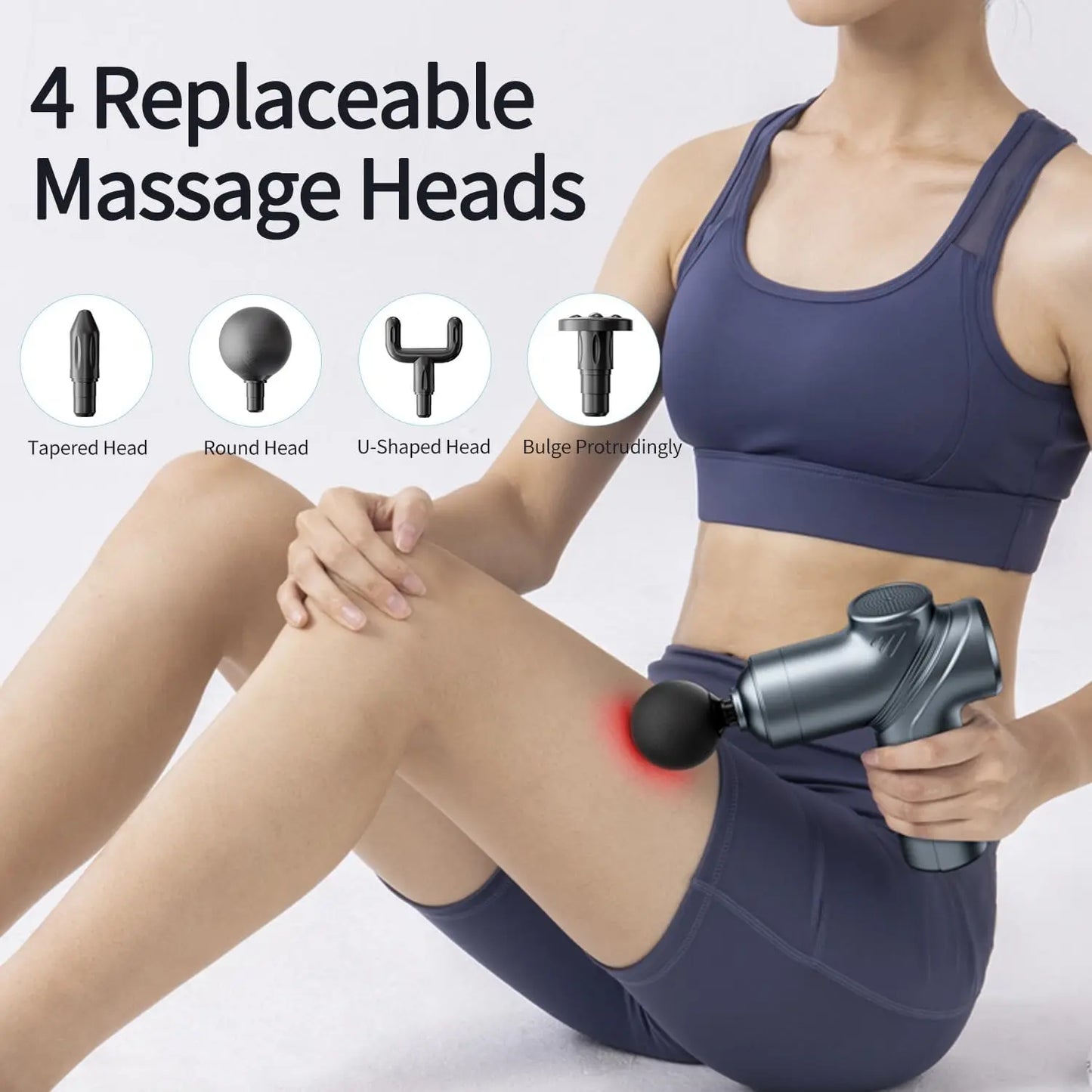 LEERCON Mini Muscle Massage Gun Featuring Silent Brushless Motor Design