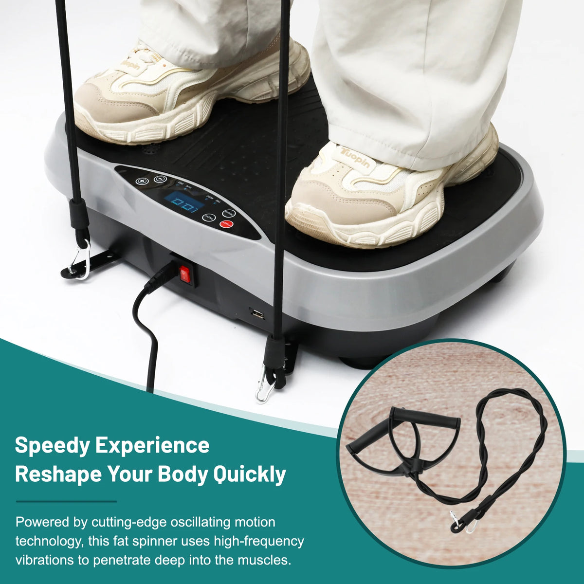 Whole Body Vibration Plate Machine For Home Fitness Exercise